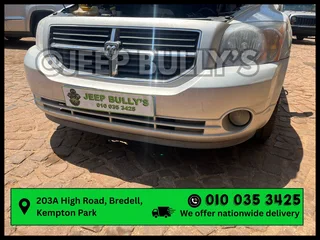 Dodge Caliber 2.0 Automatic – Front Bumper Available Stripping for Spares at Jeep Bully’s