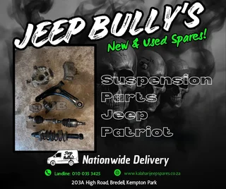 All Suspension Spares Available For Jeep Patriot. Used Parts In-Store