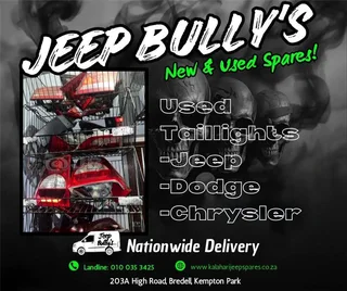 Used Exterior Components Available: Taillights For Jeep, Dodge, And Chrysler.