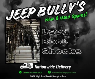 Bonnet And Boot Shocks Available For Jeep And Dodge At Jeep Bully's