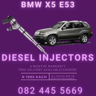 BMW X5 E53 Diesel Injectors for sale on service exchange or to recon
