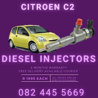 Citroen C2 Diesel Injectors for sale on service exchange or to recon