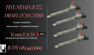 Hyundai Getz Diesel Injectors for sale on service exchange or to recon