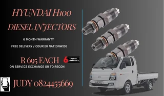 Hyundai H100 Diesel Injectors for sale on service exchange or to recon