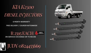 Kia K2500 Diesel Injectors for sale on service exchange or to recon