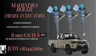 Mahindra Bolero Diesel Injectors for sale on service exchange or to recon