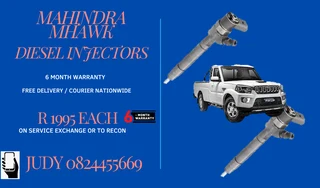 Mahindra Mhawk Diesel Injectors for sale on service exchange or to recon