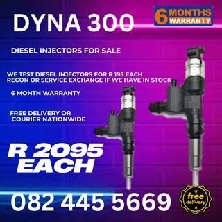 Dyna 300 Diesel Injectors for sale on service exchange or to recon
