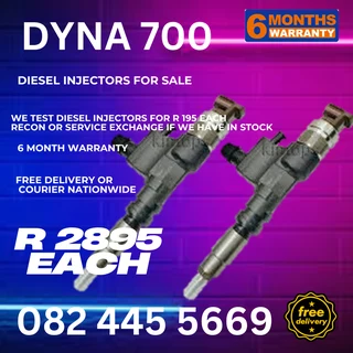 Dyna 700 Diesel Injectors for sale on service exchange or to recon