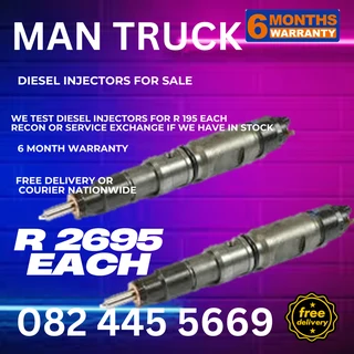 Man Truck Diesel Injectors for sale on service exchange or to recon