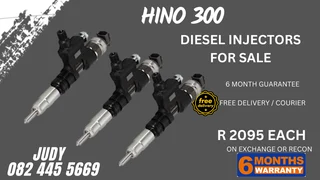Hino 300 Diesel Injectors for sale on service exchange or to recon