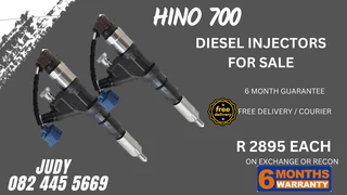 Hino 700 Diesel Injectors for sale on service exchange or to recon