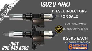 Isuzu 4HK1 Diesel Injectors for sale on service exchange or to recon