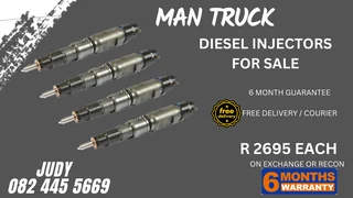 Man Truck Diesel Injectors for sale on service exchange or to recon