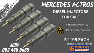 Mercedes Actros Diesel Injectors for sale on service exchange or to recon