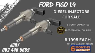 Ford Figo 1.4 Diesel Injectors for sale on service exchange or to recon