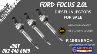 Ford Focus 2.0L Diesel Injectors for sale on service exchange or to recon