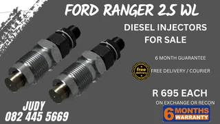 Ford Ranger 2.5 WL Diesel Injectors for sale on service exchange or to recon