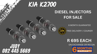 Kia K2700 Diesel Injectors for sale on service exchange or to recon