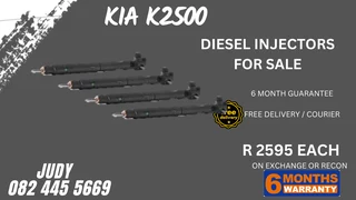 Kia K2500 Diesel Injectors for sale on service exchange or to recon