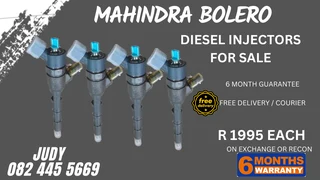 Mahindra Bolero Diesel Injectors for sale on service exchange or to recon
