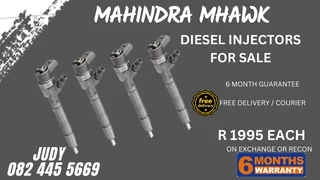 Mahindra Mhawk Diesel Injectors for sale on service exchange or to recon