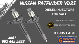 Nissan Pathfinder YD25 Diesel Injectors for sale on service exchange or to recon