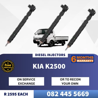 Kia K2500 Diesel Injectors for sale on service exchange or to recon
