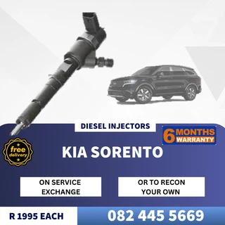 Kia Sorento Diesel Injectors for sale on service exchange or to recon