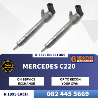 Mercedes C220 Diesel Injectors for sale on service exchange or to recon