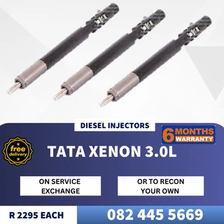 Tata Xenon 3.0L Diesel Injectors for sale on service exchange or to recon