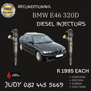 BMW E46 320D Diesel Injectors for sale on service exchange or to recon