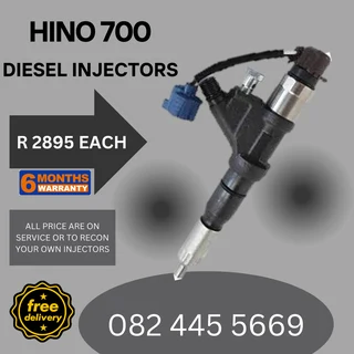 Hino 700 Diesel Injectors for sale on service exchange or to recon