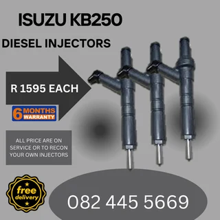 Isuzu KB250 Diesel Injectors for sale on service exchange or to recon