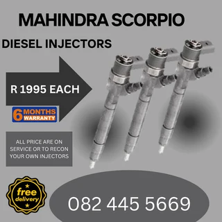 Mahindra Scorpio Diesel Injectors for sale on service exchange or to recon