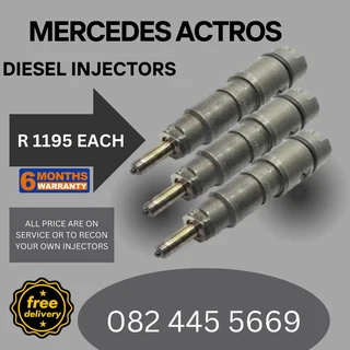 Mercedes Actros Diesel Injectors for sale on service exchange or to recon