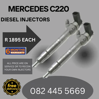 Mercedes C220 Diesel Injectors for sale on service exchange or to recon