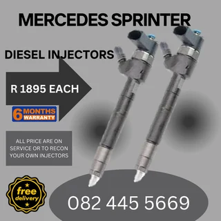 Mercedes Sprinter Diesel Injectors for sale on service exchange or to recon
