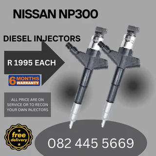 Nissan NP300 Diesel Injectors for sale on service exchange or to recon