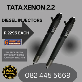 Tata Xenon 2.2 Diesel Injectors for sale on service exchange or to recon