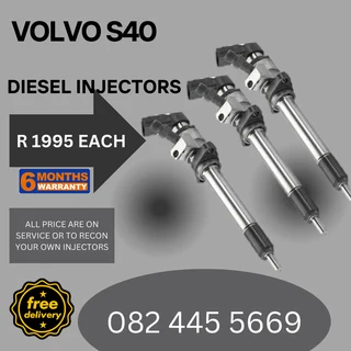 Volvo S40 Diesel Injectors for sale on service exchange or to recon