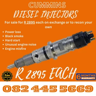 Cummins Diesel Injectors for sale on service exchange or to recon
