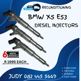 BMW X5 E53 Diesel Injectors for sale on service exchange or to recon