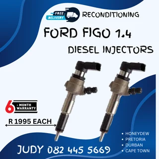 Ford Figo 1.4 Diesel Injectors for sale on service exchange or to recon