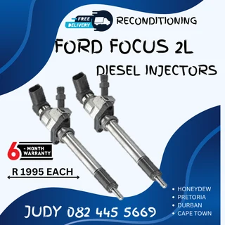 Ford Focus 2L Diesel Injectors for sale on service exchange or to recon