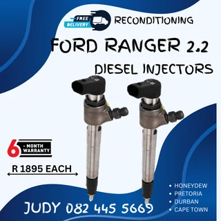 Ford Ranger 2.2 Diesel Injectors for sale on service exchange or to recon