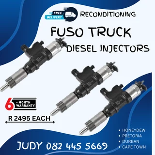 Fuso Truck Diesel Injectors for sale on service exchange or to recon