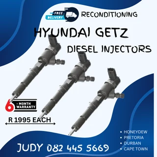Hyundai Getz Diesel Injectors for sale on service exchange or to recon