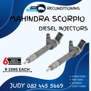 Mahindra Scorpio Diesel Injectors for sale on service exchange or to recon