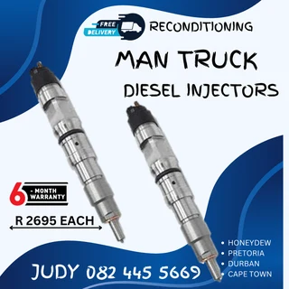 Man Truck Diesel Injectors for sale on service exchange or to recon